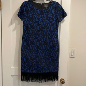 Adrianna Papell fringe dress